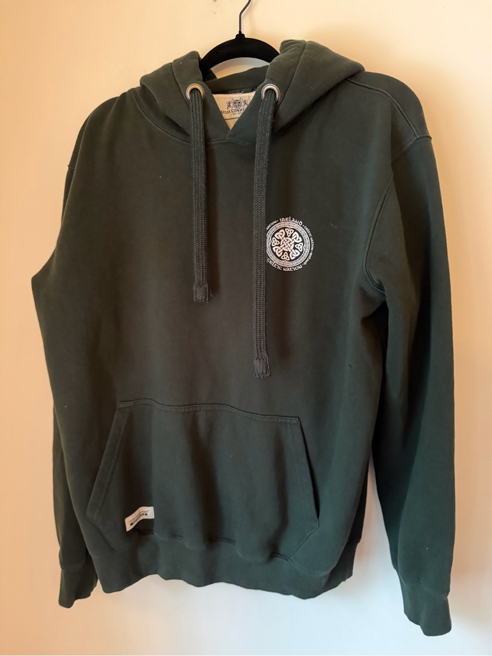 Irish Connexxion Hoodie Pullover Sweatshirt Green Celtic National- Unisex Size L